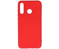 BAOHU Hoesje Geschikt voor de Huawei P30 Lite - Fashion Color Backcover Telefoonhoesje - Rood