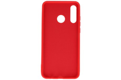 BAOHU Hoesje Geschikt voor de Huawei P30 Lite - Fashion Color Backcover Telefoonhoesje - Rood