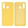 BAOHU Huawei P30 Lite Hoesje Fashion Backcover Telefoonhoesje Geel