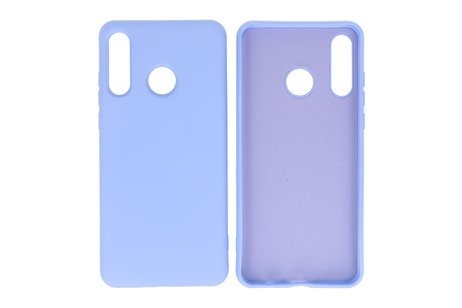 BAOHU Hoesje Geschikt voor de Huawei P30 Lite - Fashion Color Backcover Telefoonhoesje - Paars