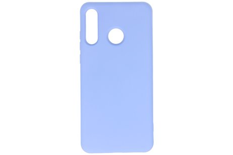 BAOHU Hoesje Geschikt voor de Huawei P30 Lite - Fashion Color Backcover Telefoonhoesje - Paars