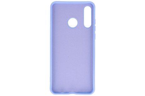 BAOHU Hoesje Geschikt voor de Huawei P30 Lite - Fashion Color Backcover Telefoonhoesje - Paars