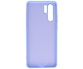 Hoesje Geschikt voor de Huawei P30 Pro - Fashion Color Backcover Telefoonhoesje - Paars