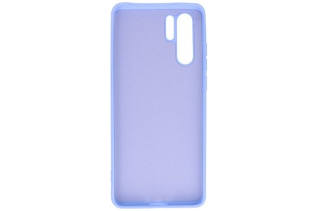 Hoesje Geschikt voor de Huawei P30 Pro - Fashion Color Backcover Telefoonhoesje - Paars