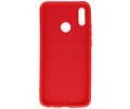 Hoesje Geschikt voor de Huawei P Smart 2019 - Fashion Color Backcover Telefoonhoesje - Rood