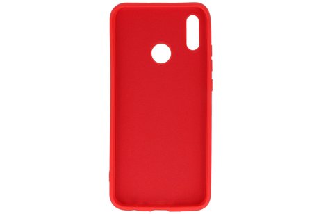 Hoesje Geschikt voor de Huawei P Smart 2019 - Fashion Color Backcover Telefoonhoesje - Rood