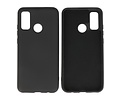 BAOHU Hoesje Geschikt voor de Huawei P Smart 2020 - Fashion Color Backcover Telefoonhoesje - Zwart