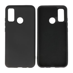 Hoesje Geschikt voor de Huawei P Smart 2020 - Fashion Color Backcover Telefoonhoesje - Zwart