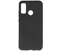 BAOHU Hoesje Geschikt voor de Huawei P Smart 2020 - Fashion Color Backcover Telefoonhoesje - Zwart