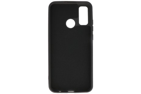 Hoesje Geschikt voor de Huawei P Smart 2020 - Fashion Color Backcover Telefoonhoesje - Zwart