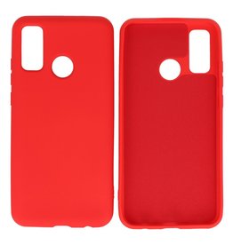 BAOHU Huawei P Smart 2020 Hoesje Fashion Backcover Telefoonhoesje Rood