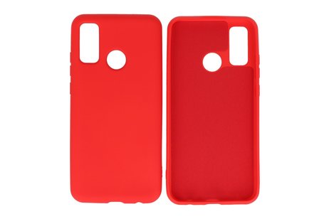 Hoesje Geschikt voor de Huawei P Smart 2020 - Fashion Color Backcover Telefoonhoesje - Rood