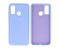 BAOHU Hoesje Geschikt voor de Huawei P Smart 2020 - Fashion Color Backcover Telefoonhoesje - Paars