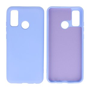 Hoesje Geschikt voor de Huawei P Smart 2020 - Fashion Color Backcover Telefoonhoesje - Paars