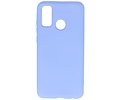 BAOHU Hoesje Geschikt voor de Huawei P Smart 2020 - Fashion Color Backcover Telefoonhoesje - Paars