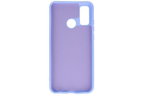 BAOHU Hoesje Geschikt voor de Huawei P Smart 2020 - Fashion Color Backcover Telefoonhoesje - Paars