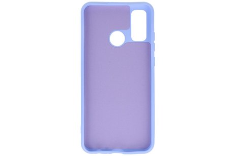 Hoesje Geschikt voor de Huawei P Smart 2020 - Fashion Color Backcover Telefoonhoesje - Paars