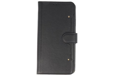 KAIYUE - Luxe Portemonnee Hoesje - Pasjeshouder Telefoonhoesje - Wallet Case - Geschikt voor iPhone 12 mini - Zwart