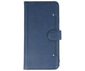 BAOHU KAIYUE - Luxe Portemonnee Hoesje - Pasjeshouder Telefoonhoesje - Wallet Case - Geschikt voor iPhone 12 mini - Navy