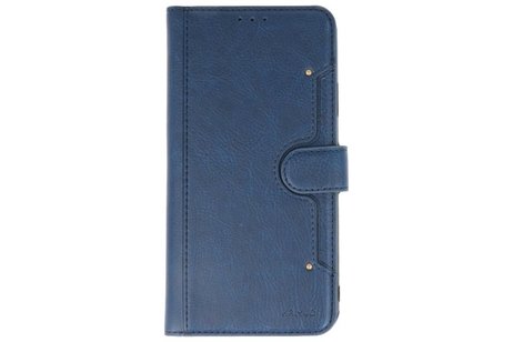 BAOHU KAIYUE - Luxe Portemonnee Hoesje - Pasjeshouder Telefoonhoesje - Wallet Case - Geschikt voor iPhone 12 mini - Navy