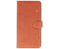 BAOHU KAIYUE - Luxe Portemonnee Hoesje - Pasjeshouder Telefoonhoesje - Wallet Case - Geschikt voor iPhone 12 mini - Bruin