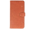 KAIYUE - Luxe Portemonnee Hoesje - Pasjeshouder Telefoonhoesje - Wallet Case - Geschikt voor iPhone 12 mini - Bruin