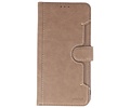 BAOHU KAIYUE - Luxe Portemonnee Hoesje - Pasjeshouder Telefoonhoesje - Wallet Case - Geschikt voor iPhone 12 - iPhone 12 Pro - Grijs