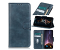 BAOHU Zakelijke Book Case Telefoonhoesje Geschikt voor de Samsung Galaxy M51 - Portemonnee Hoesje - Pasjeshouder Wallet Case - Blauw