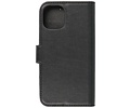 KAIYUE - Luxe Portemonnee Hoesje - Pasjeshouder Telefoonhoesje - Wallet Case - Geschikt voor iPhone 12 mini - Zwart