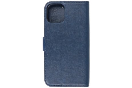 BAOHU KAIYUE - Luxe Portemonnee Hoesje - Pasjeshouder Telefoonhoesje - Wallet Case - Geschikt voor iPhone 12 - iPhone 12 Pro - Navy