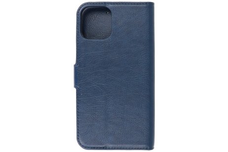 KAIYUE - Luxe Portemonnee Hoesje - Pasjeshouder Telefoonhoesje - Wallet Case - Geschikt voor iPhone 12 Pro Max - Navy