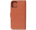 BAOHU KAIYUE - Luxe Portemonnee Hoesje - Pasjeshouder Telefoonhoesje - Wallet Case - Geschikt voor iPhone 12 Pro Max - Bruin