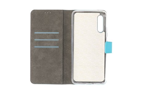 Booktype Telefoonhoesjes - Bookcase Hoesje - Wallet Case -  Geschikt voor Samsung Galaxy A90 - Blauw