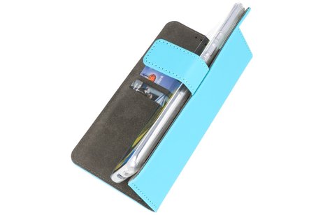 Booktype Telefoonhoesjes - Bookcase Hoesje - Wallet Case -  Geschikt voor Samsung Galaxy A90 - Blauw