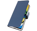 Booktype Telefoonhoesjes - Bookcase Hoesje - Wallet Case -  Geschikt voor Samsung Galaxy A90 - Navy