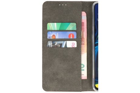 Booktype Telefoonhoesjes - Bookcase Hoesje - Wallet Case -  Geschikt voor Samsung Galaxy A90 - Navy