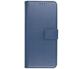 BAOHU Booktype Telefoonhoesjes - Bookcase Hoesje - Wallet Case -  Geschikt voor Samsung Galaxy A90 - Navy