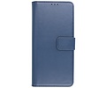 Booktype Telefoonhoesjes - Bookcase Hoesje - Wallet Case -  Geschikt voor Samsung Galaxy A90 - Navy
