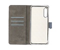 BAOHU Booktype Telefoonhoesjes - Bookcase Hoesje - Wallet Case -  Geschikt voor Samsung Galaxy A90 - Navy
