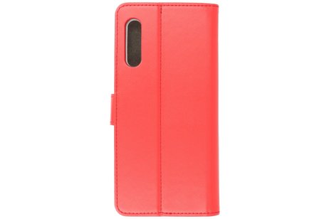 Booktype Telefoonhoesjes - Bookcase Hoesje - Wallet Case -  Geschikt voor Samsung Galaxy A90 - Rood