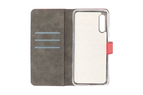 BAOHU Booktype Telefoonhoesjes - Bookcase Hoesje - Wallet Case -  Geschikt voor Samsung Galaxy A90 - Rood