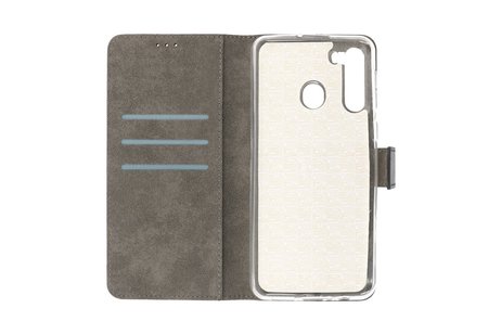 BAOHU Booktype Telefoonhoesjes - Bookcase Hoesje - Wallet Case -  Geschikt voor Samsung Galaxy A21 - Zwart