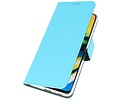 Booktype Telefoonhoesjes - Bookcase Hoesje - Wallet Case -  Geschikt voor Samsung Galaxy A21 - Blauw