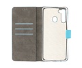 BAOHU Booktype Telefoonhoesjes - Bookcase Hoesje - Wallet Case -  Geschikt voor Samsung Galaxy A21 - Blauw
