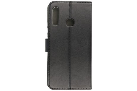 Booktype Telefoonhoesjes - Bookcase Hoesje - Wallet Case -  Geschikt voor Samsung Galaxy A70e - Zwart