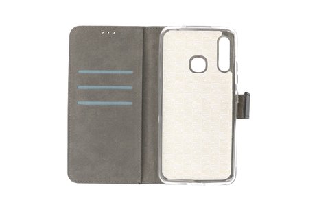 BAOHU Booktype Telefoonhoesjes - Bookcase Hoesje - Wallet Case -  Geschikt voor Samsung Galaxy A70e - Zwart