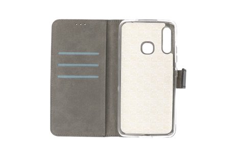 Booktype Telefoonhoesjes - Bookcase Hoesje - Wallet Case -  Geschikt voor Samsung Galaxy A70e - Zwart