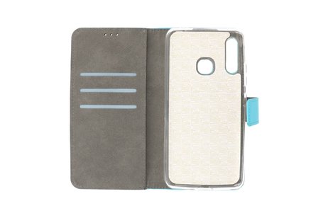 BAOHU Booktype Telefoonhoesjes - Bookcase Hoesje - Wallet Case -  Geschikt voor Samsung Galaxy A70e - Blauw