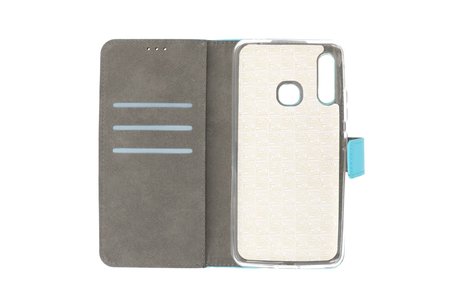 Booktype Telefoonhoesjes - Bookcase Hoesje - Wallet Case -  Geschikt voor Samsung Galaxy A70e - Blauw