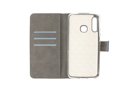 BAOHU Booktype Telefoonhoesjes - Bookcase Hoesje - Wallet Case -  Geschikt voor Samsung Galaxy A70e - Navy